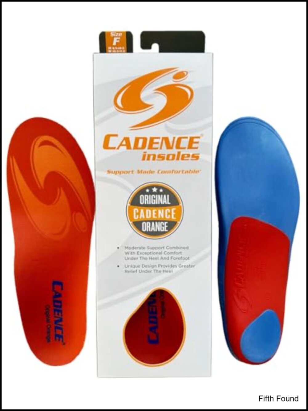 Cadence Orthotic Shoe Insoles Semi-Rigid Arch Support